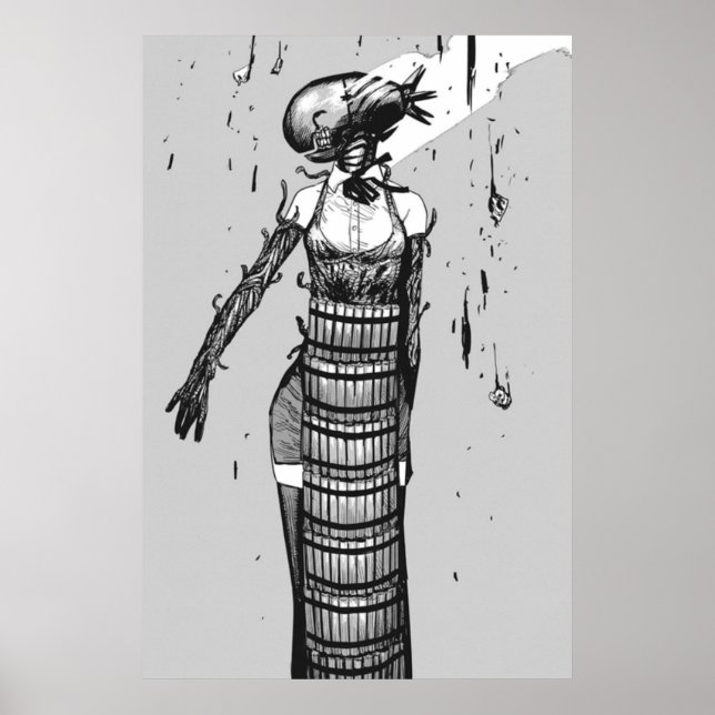 Affiche Reze Bomb Devil Chainsaw Man Manga (Devant)