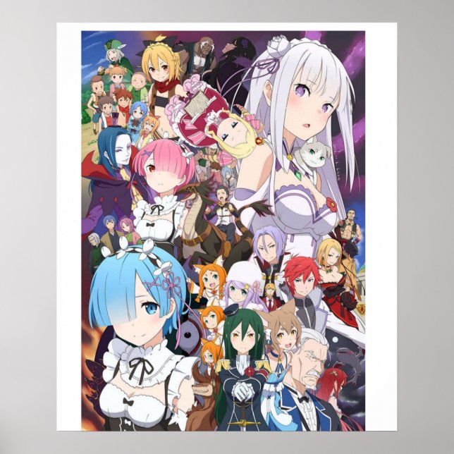 Affiche ReZero (Devant)