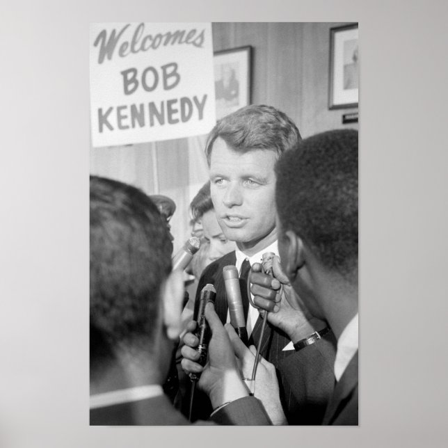 Affiche RFK s'adresse aux journalistes - Atlantic City DNC (Devant)