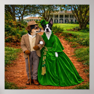 Affiche "Rhett & Scarlett"