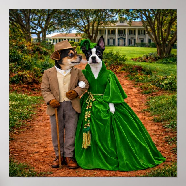 Affiche "Rhett & Scarlett" (Devant)