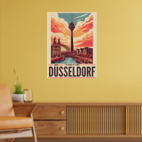 Rhin Tower Dusseldorf Rheinturm cadeau allemand