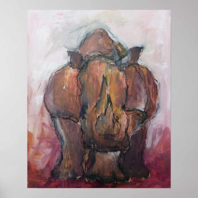 Affiche Rhinoceros. (Devant)