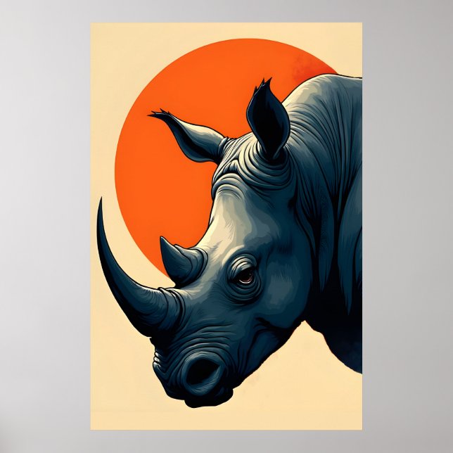 Affiche Rhinoceros (Devant)