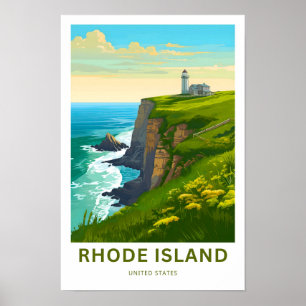 Affiche Rhode Island États-Unis Imprimer