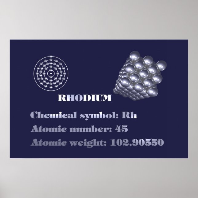 Affiche Rhodium 101 (Devant)
