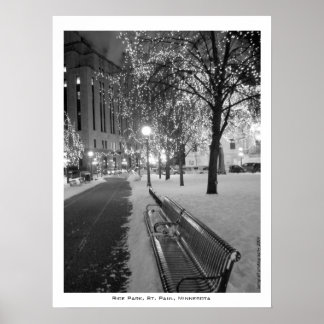 Affiche Rice Park, St. Paul, MN