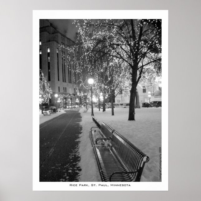 Affiche Rice Park, St. Paul, MN (Devant)