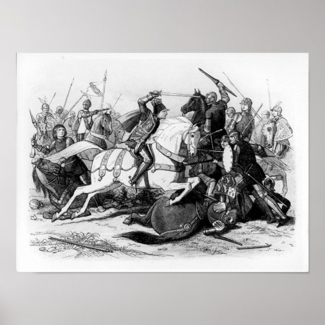 Affiche Richard III à la bataille de Bosworth en 1485 (Devant)