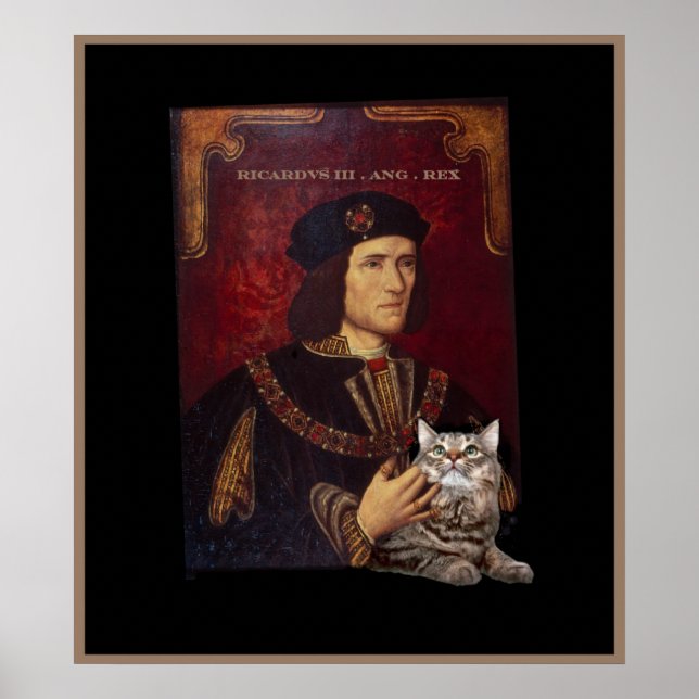 Affiche Richard III et son chat (Devant)