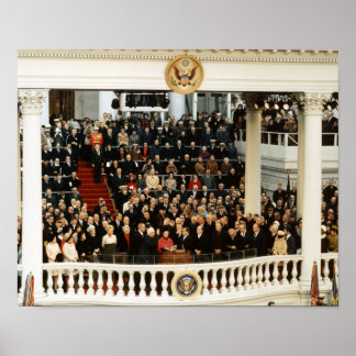 Affiche Richard Nixon Serment Intronisé - 1969