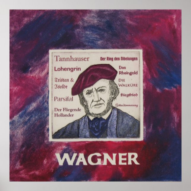Affiche Richard WAGNER (Devant)