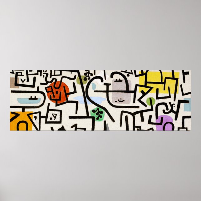 Affiche Riche Port de Paul Klee  (Devant)
