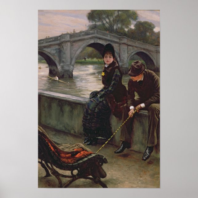 Affiche Richmond Bridge, vers 1878 (Devant)