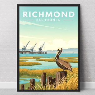 Affiche Richmond Virginie vintage