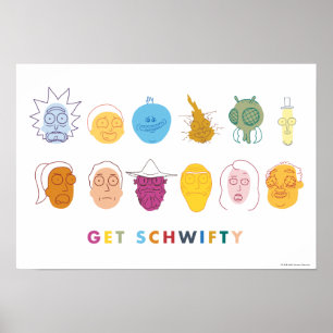 Affiche RICK AND MORTY™ Get Schwifty