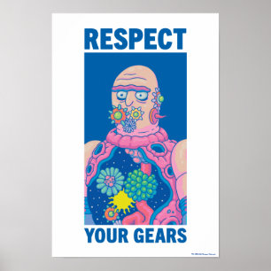 Affiche RICK AND MORTY™   Respect Your Gears