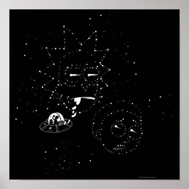 Affiche RICK ET MORTY™ | Constellations (Devant)