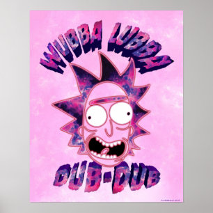 Affiche RICK ET MORTY™   Dub-Dub Lubba Wubba