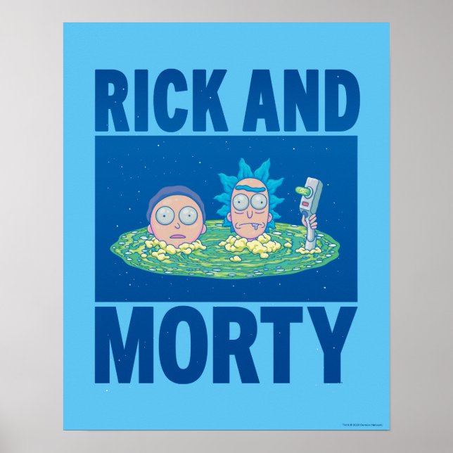 Affiche RICK ET MORTY™ | Parcourir le portail (Devant)