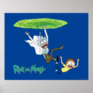Affiche RICK ET MORTY™  Sortir du portail