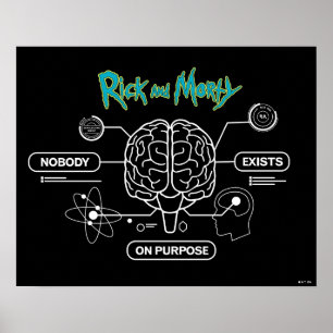 Affiche RICK ET MORTY™   Télécharger le cerveau de sauvega