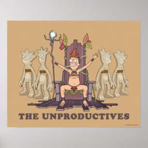 Affiche RICK ET MORTY™   the Unproductives