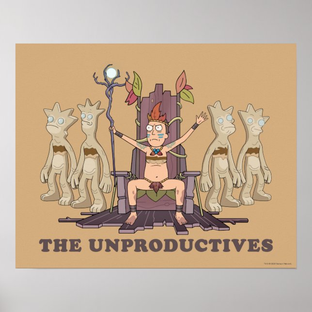Affiche RICK ET MORTY™ | the Unproductives (Devant)