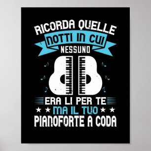 Affiche Ricorda Quelle Notti À Cui Nessuno Era Lì Per Te