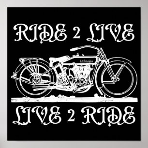 Affiche RIDE 2 LIVE LIVE 2 BÉNÉFICIER d'un don inspirant m