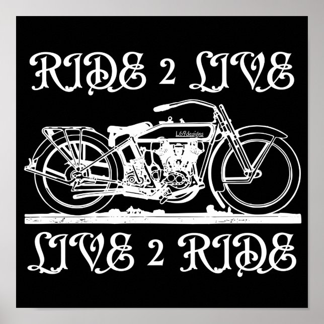 Affiche RIDE 2 LIVE LIVE 2 BÉNÉFICIER d'un don inspirant m (Devant)