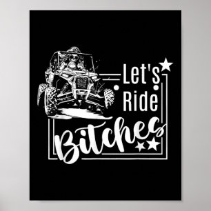 Affiche Ride Es Utv Sxs Quatre Roues Utv Hors Boue