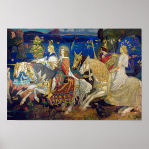 Affiche Riders of the Sidhe, c. 1911 par John Duncan