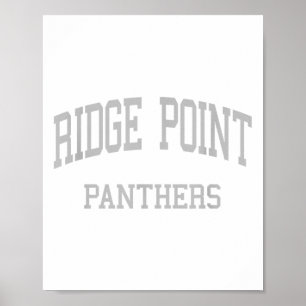 Affiche Ridge Point High School S Missouri City Tx Retro