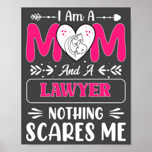 Affiche Rien ne m'amuse Citation de maman avocate drôle