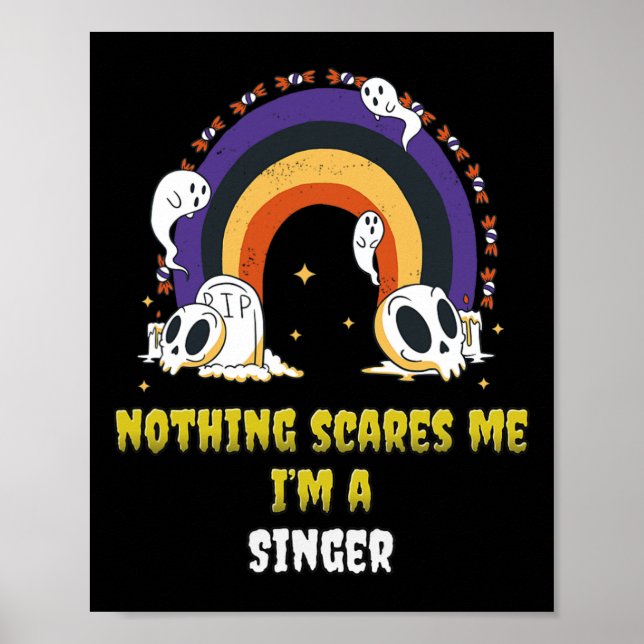 Affiche Rien ne me fait peur Je suis un chanteur (Devant)