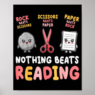 Affiche Rien ne vaut la lecture d'un rock paper scissors d