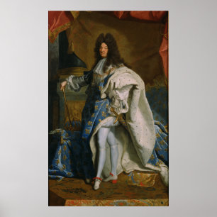 Affiche Rigaud - Portrait de Louis XIV (après 1701)