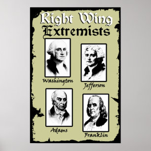 Affiche Right Wing Extremists!