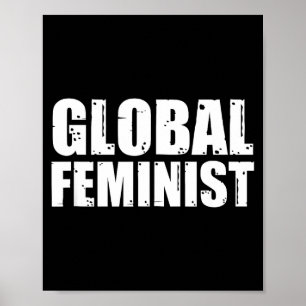 Affiche Rigueur Égalité Féministe Mondiale Empowerment