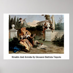Affiche Rinaldo Et Armida Par Giovanni Battista Tiepolo