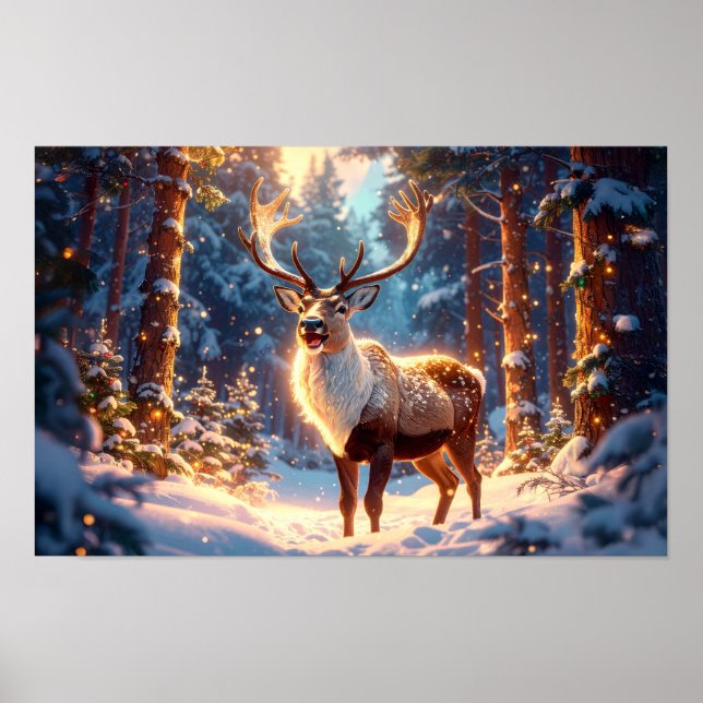 Affiche Rindeer du Père Noël (Devant)