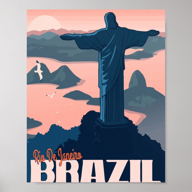 Affiche Rio de Janeiro Brazil (Devant)