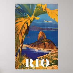 Affiche Rio de Janeiro, Brésil