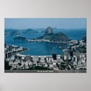 Affiche Rio de Janeiro, Brésil