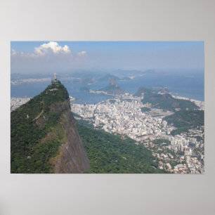Affiche Rio de Janeiro Brésil Carioca paysage