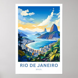 Affiche Rio De Janeiro Brésil Imprimer