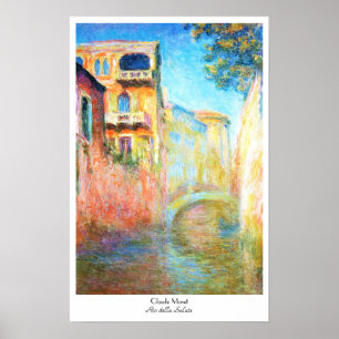 Affiche Rio della Salute Claude Monet