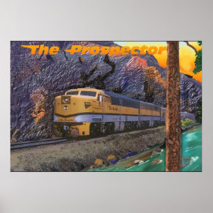 Affiche Rio Grande Prospector dans la gorge royale