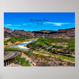 Affiche Rio Grande River, Texas